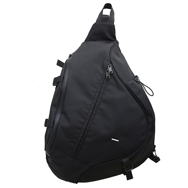 Vedenpitävä olkalaukku, rintalaukku, miesten, naisten ja lasten crossbody-laukku (musta)