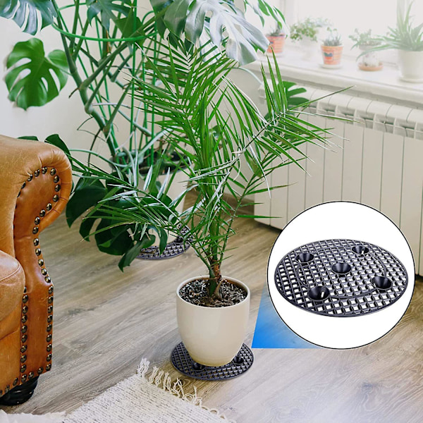 2 stk. 12 tommer planteholder gulv, forhindre blomsterpotter råd skader beskyttere