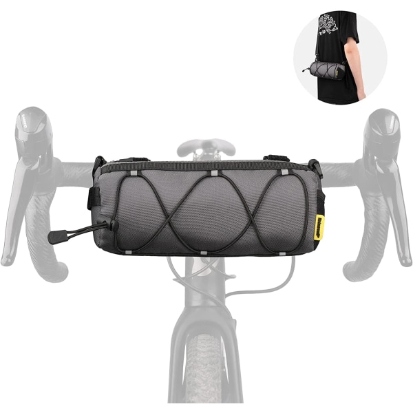 Cykelstyrväska Cykel Front Tube Bag Cykelförvaringsväska för Mo