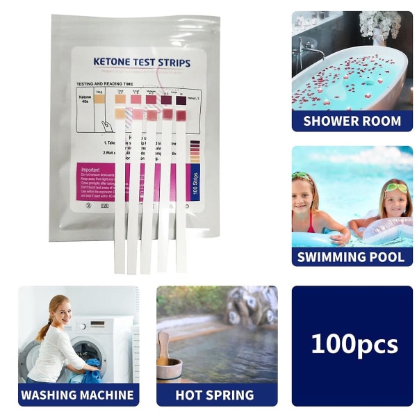 Simpapper för simbassängstest Vatten Total Alkalinitet Total Hårdhetstest 200st
