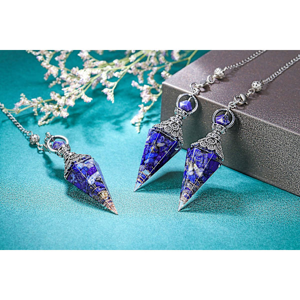 Chakra Krystal Pendul Hexagonal Reiki Healing Krystal Punkter Ge