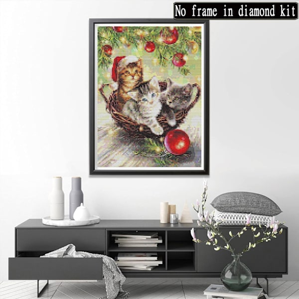 （20）4 stycken DIY diamantmålning julkit, 5D julbroderi