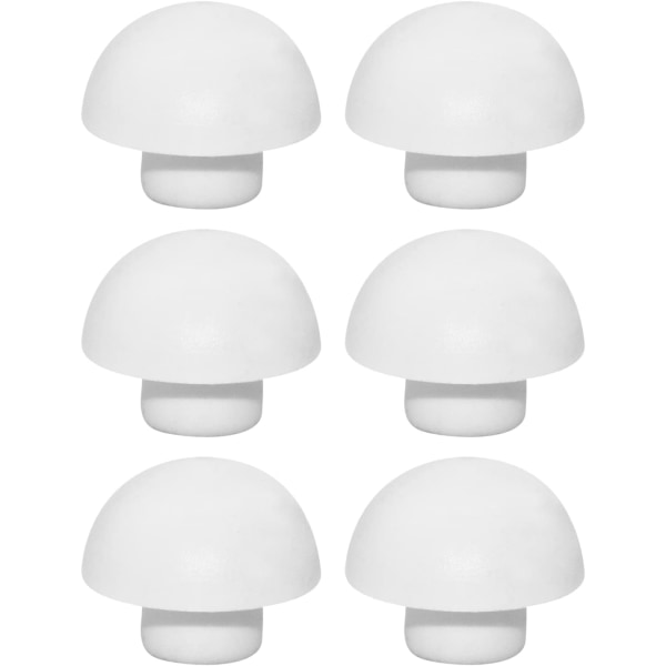 (Hvit) Toalett WC Sete Buffer Sett Toalettsete Bumper Støydemper