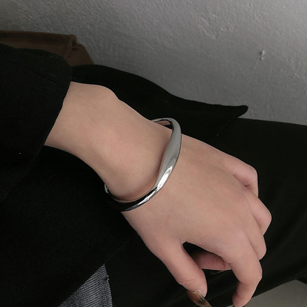 Enkel 925 sterling sølv armbånd fashion armbånd