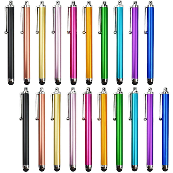20 stk Tablet Stylus Pen Universal Kapacitiv Stylus Pen Til Touchscreen Telefon Pad Computer Laptop Tilfældig Farve