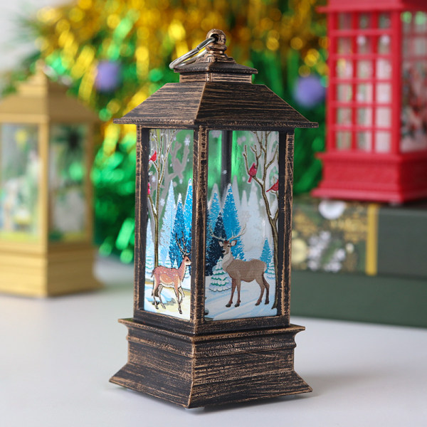 Vintage Julelygte Julelys Retro Lampe Christ
