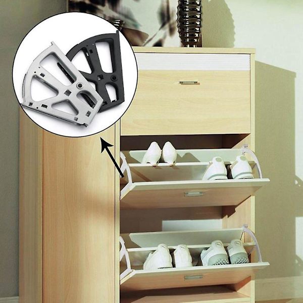 2 stk. Flip Frame Rack Skohyldes Hængsel Hardware Tilbehør Til Skab Hjem