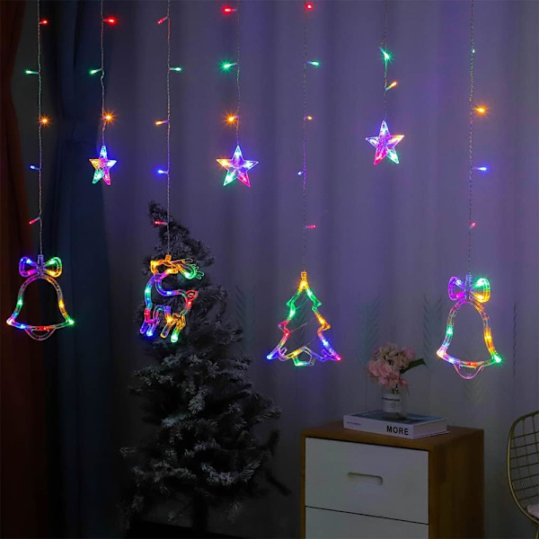 Julevindueslys, 5 meter indendørs fe-lys, LED-julelys