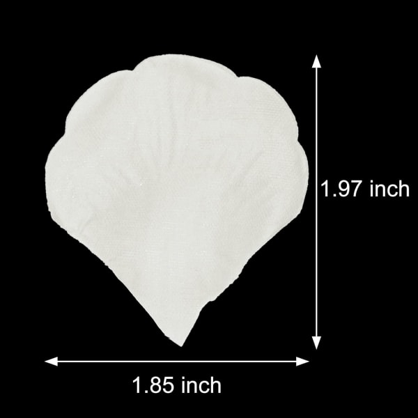 1000 hvite roseblader, hvite kronblader, bryllup, Valentinsdag