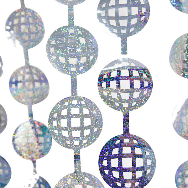 Pallo Disco Laser Metalli Verhot 1m*2m, Kiiltävät Tupsut, Alumiini Ta
