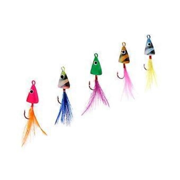 Kunstig Bucktail Jigs Blyhode Isfiske Lokkemiddel Jig Hode Agn Krok 5g()