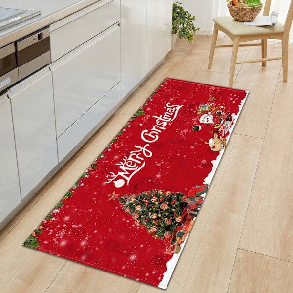 Julefigur Juleteppe Sklisikkert Juletrykk Teppe