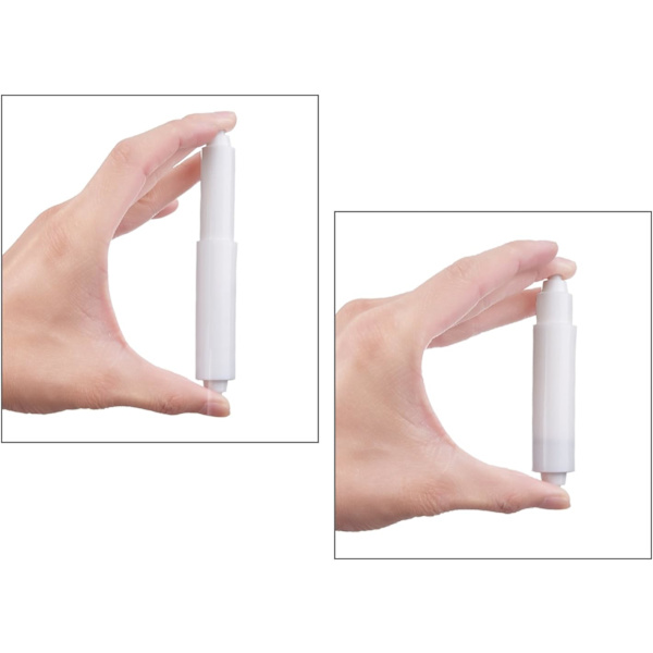 3 stk. Toiletpapirholder Rulle Udskiftning Plastfjeder Lo