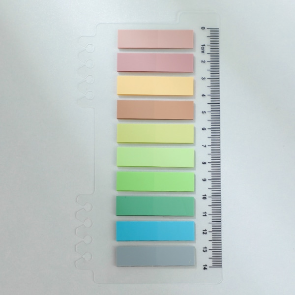 Klistremerke-side, Sticky Notes, Pastell Bokmerke, Etikett, Bokmerke, Bo