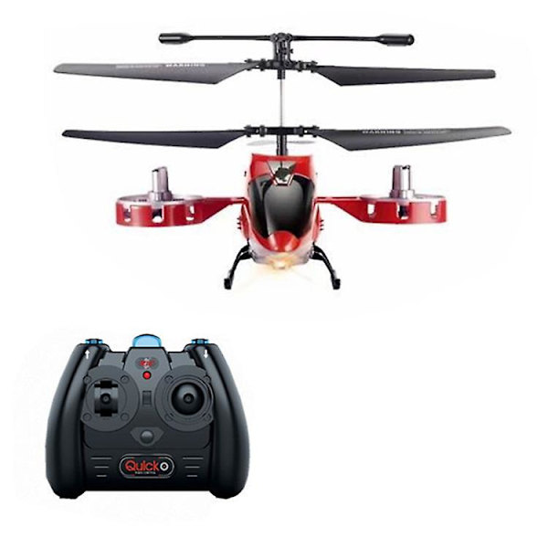 2.4g Oändlig Rc Helikopter - Fast Höjd - Legering - 4 Kanaler - Lämplig För Nybörjare - Röd
