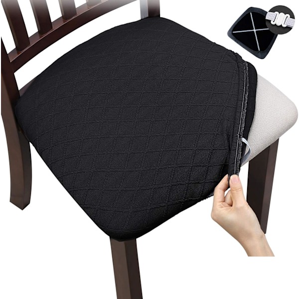 Elastisk Jacquard stolsöverdrag Stretch våffel stolsöverdrag för