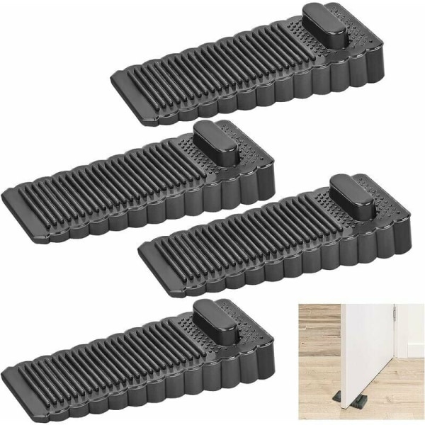 GP Rubber Door Stopper, 12 Pieces Rubber Door Wedge Non-Slip Door