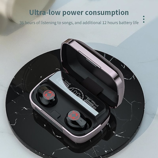 Bluetooth-hodetelefoner Ohpa M23 In Ear-mikrofon Autonomi 4t Rosa