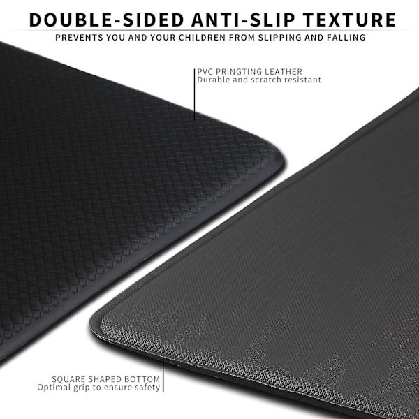 Køkkenmåtte skridsikker stående skum måtte til køkkengulv skrivebord kontor vask 45*120cm