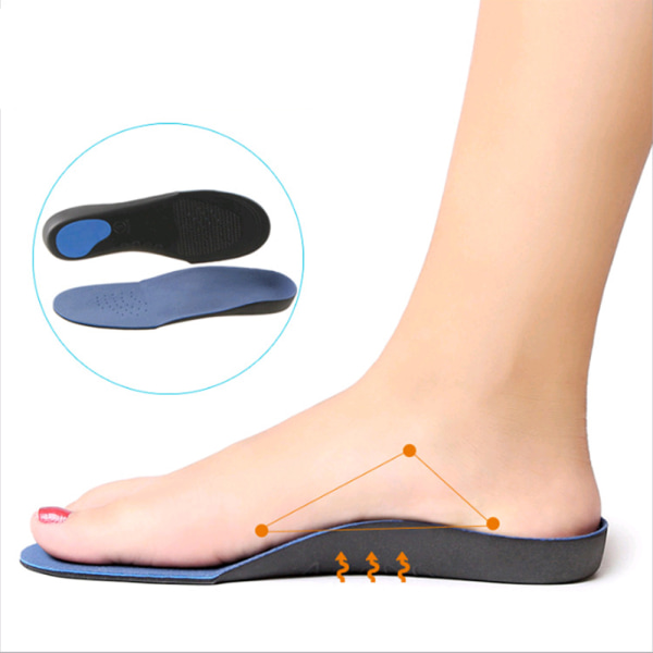 Premium gel innersulor för skor - minskar överbelastning och förbättrar