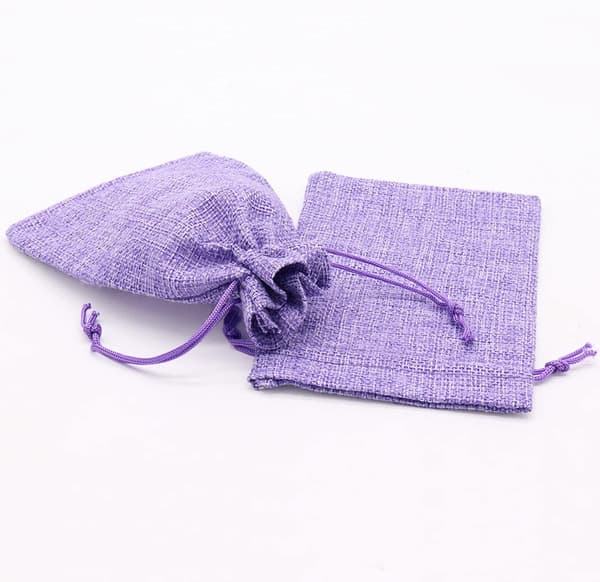 30 st 10x15 cm Juteväskor, Linnepåsar, Återanvändbara Presentpåsar,