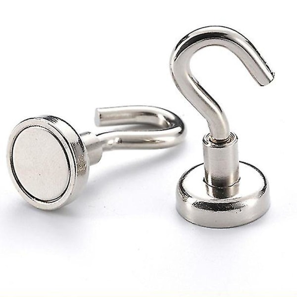 2 st magnetiska krokar extra stark magnet med krok för kylskåp kraftig krok