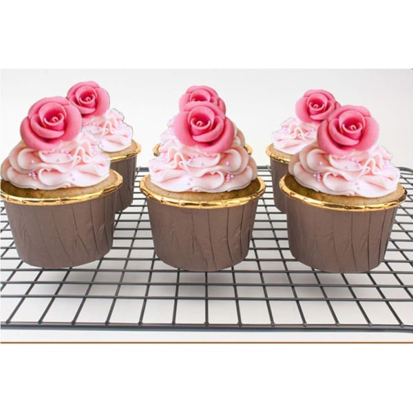 50 kpl Cupcake- ja Muffin-vuokia Muffinpaperi Cupcake-kääreitä