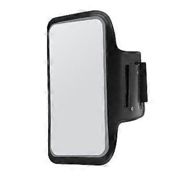 Universal Sport Vattentätt Löpararmband för Telefon Träning Mobiltelefonhållare Ficka Midjeband Armväska Träning för Alla 5,5 Tums Telefoner (svart) black