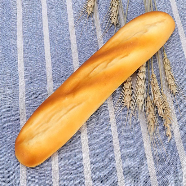 Konstgjord bröd falskt bröd simuleringsmatmodell köksdekoration rekvisita simuleringsbröd (croissant) medium（B）