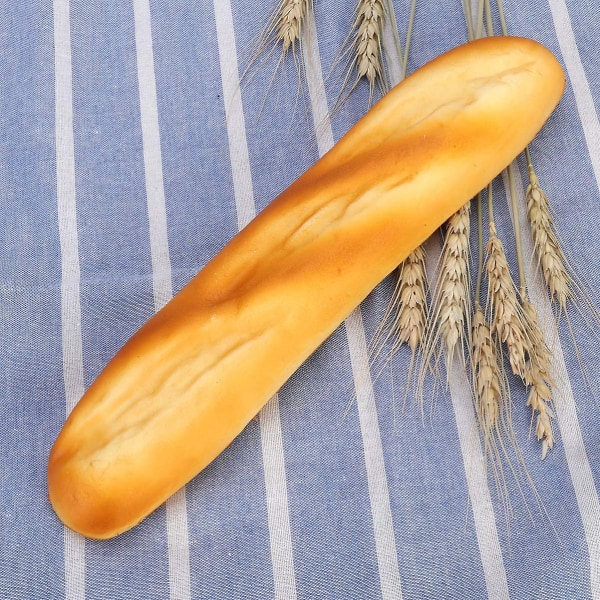 Kunstig brød Falsk brød Simulering matmodell Kjøkkendekorasjon Rekvisitt Simulering brød (croissant) Medium（B）