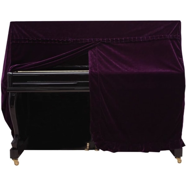 Pysty Piano Cover, Pysty Piano Cover Gold Velvet Protective C