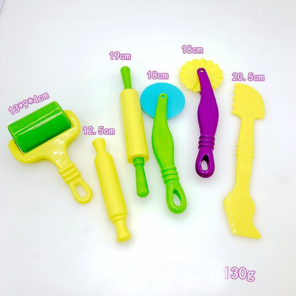 20 st Plasticine Making Tools Färglera Form Set