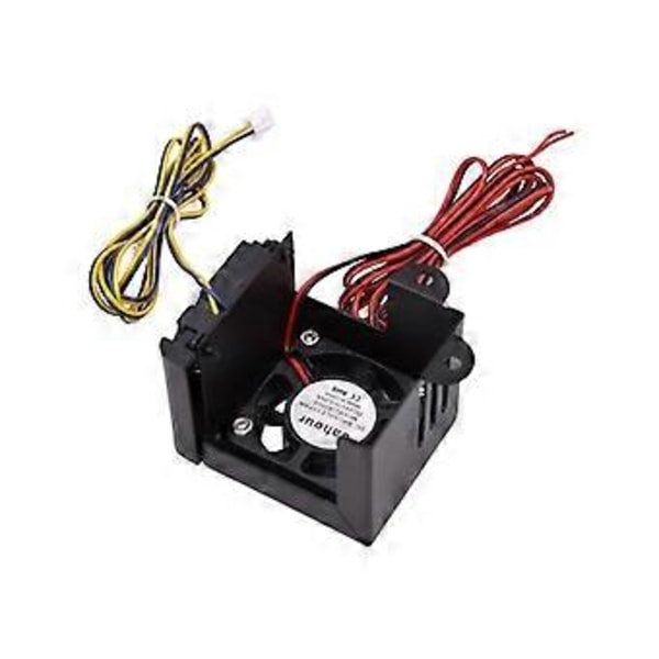 för Ender 3/CR10 12V 24V Fullständigt Monterad Extruder Kylfläkt Skydd Kit Silikon 24V Ender3
