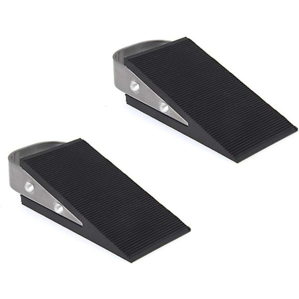Dørstopper, 2-pakning gummistøtte for oppgradering av dørstopper, for