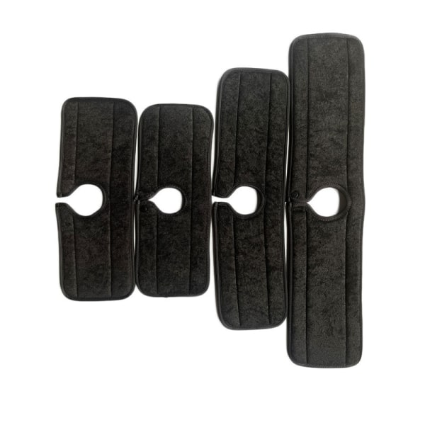 4 stk. vandhane pad toilet håndvask vandhane absorberende pad anti-sprøjt køkken bad håndvask absorberende pad