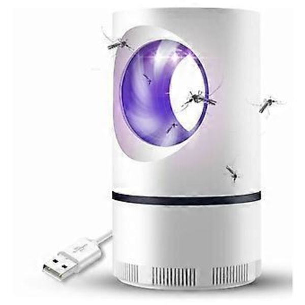Säker & Vänlig Elektrisk Insektsdödare, USB UV Medium Fotokatalytisk för Hem, Kontor, Uteplats - Giftfri, Miljövänlig, Enkel Rengöring