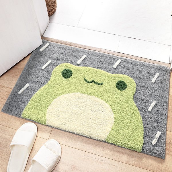 Suloinen kylpymatto, ylellinen shag-matto, erittäin imukykyinen ja liukumaton, konepestävä, sopii kylpyammeeseen 45*65cm