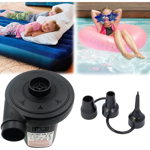 220-240V/150W Oppustelig Paddling Pool Elektrisk Luftpumpe (Europa