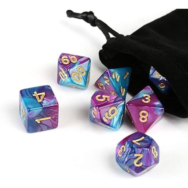 7 monitahoista noppaa Dungeons and Dragons -pöytäroolipeliin