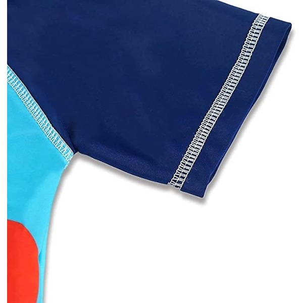 Baby Boys Tvådelad Badkläder Småbarn Baddräkt Strandkläder Set Upf 50+ Rash Guard Solskydd