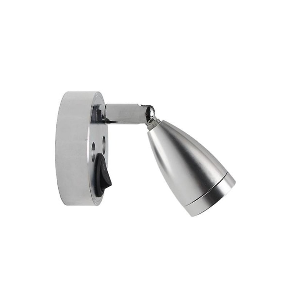 2 stk. 12V LED RV-læselampe, 3W RV-læselampe RV-spotlight væglampe til RV-interiør