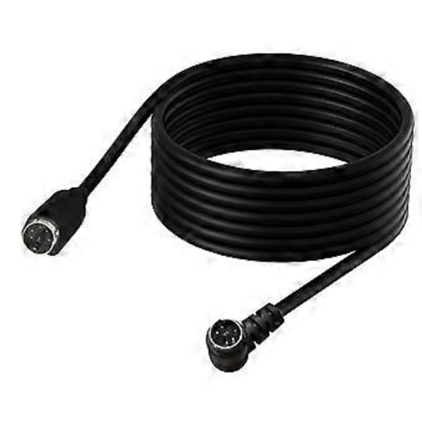 Mini Din 5PIN -sovitinkaapeli, erinomainen sähkönjohtavuus, 5-nastainen uros-uros-kaapeli mediakeskuksille ja vastaanottimille 3m straight to bend
