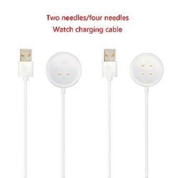 Profesjonell Ladekabel Magnetisk Klokke Ladekabel Problemfri Magnetisk Feste PVC-ledning for 8/9 Ultra/DW89 Two pin