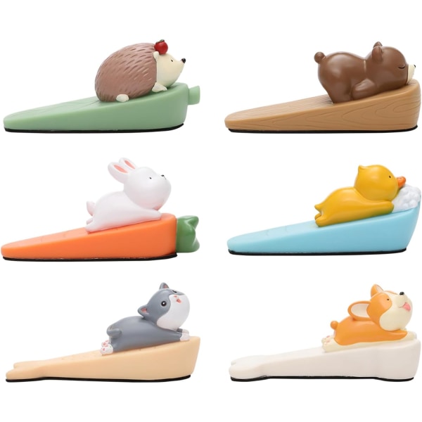 Upgraded Decorative Animal Doorstop Door Wedges Whimsicals & Prac