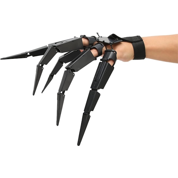 Halloween ledade fingerförlängningar, 3D-printade läskiga skeletthänder