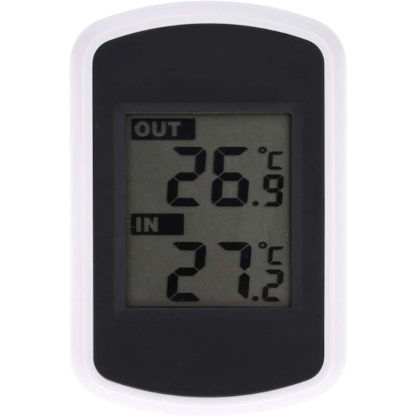 LCD Digital Trådlös Inomhus Utomhus Termometer Temperatur Mätare