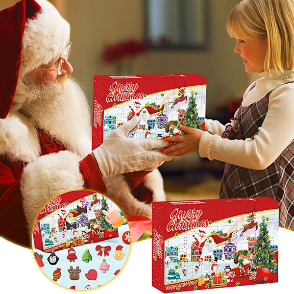 Julkalender 2023 med 24 dagars nedräkning för bebisar