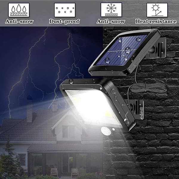 56led Split Solar Induction Wall Light Light Ip65 Vattentät Justerbar Solar Säkerhets Flood Lights