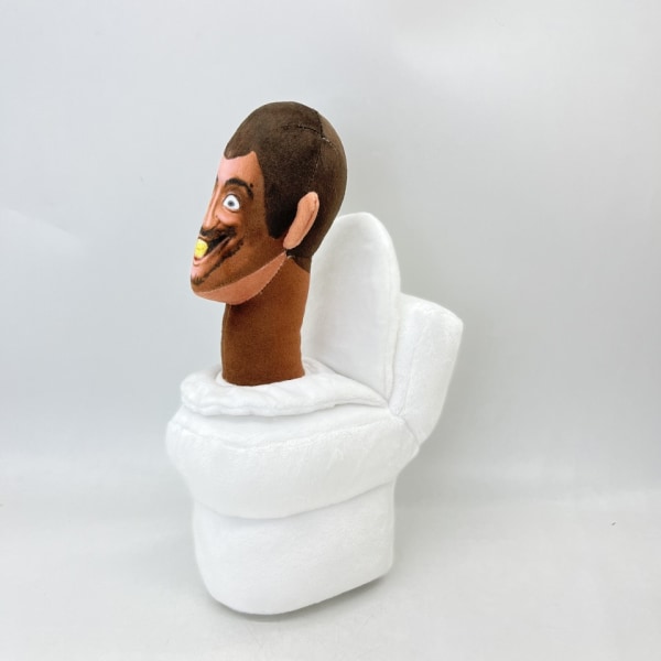 25cm Hot selling Horror Game Toilet Man Funny Monitor Man Soundma