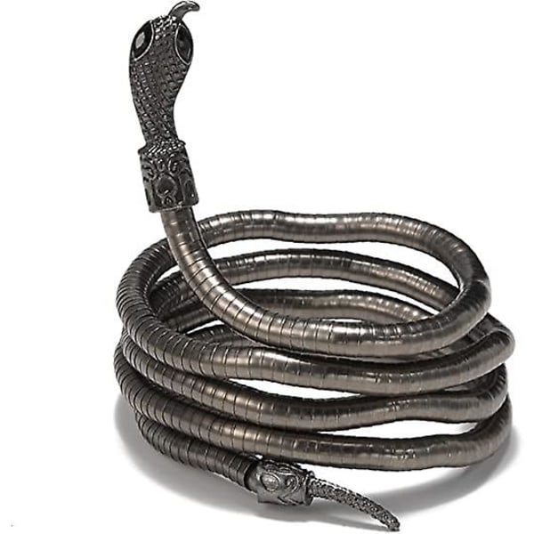 Snake Armband Justerbart Punk Snake Choker Halsband Flexibelt multifunktionshalsband Smycken för män Kvinna